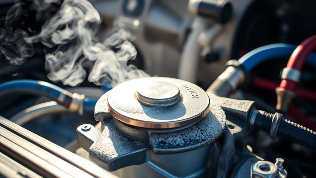 cooling system failure causes overheating