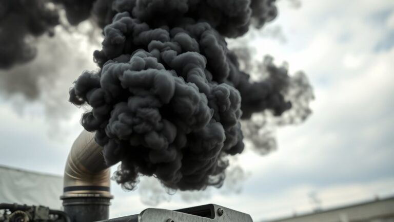 diesel smoke emission causes