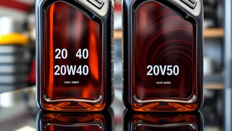 engine oil viscosity comparison