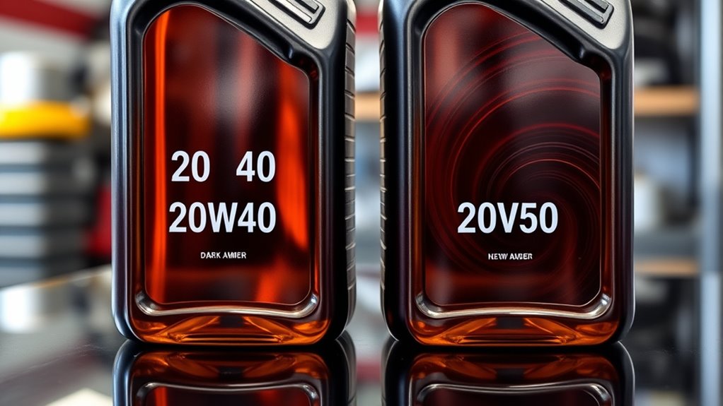 engine oil viscosity comparison