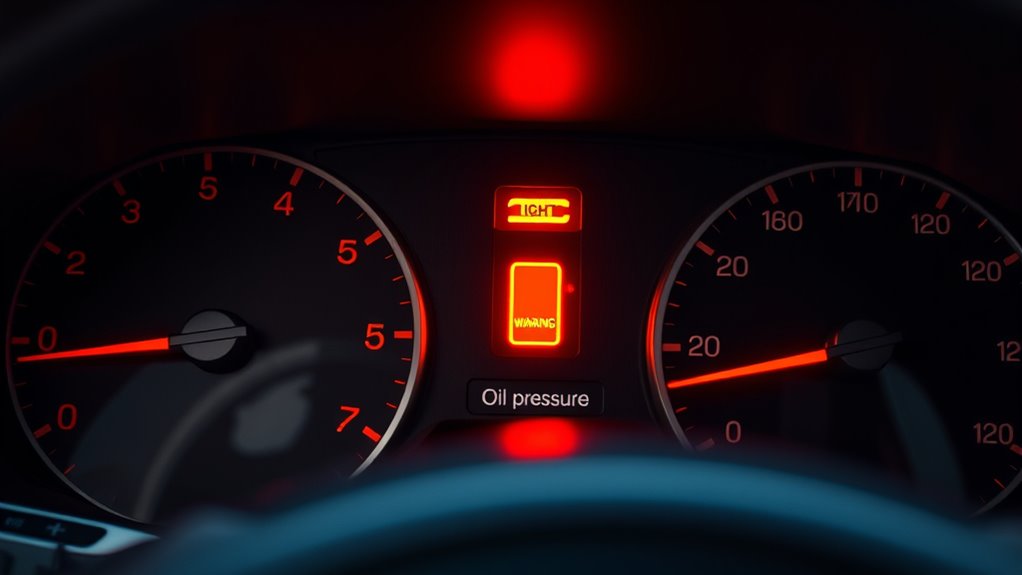 hot engine oil warning