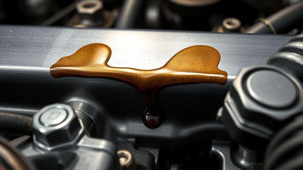 inspect for oil leaks