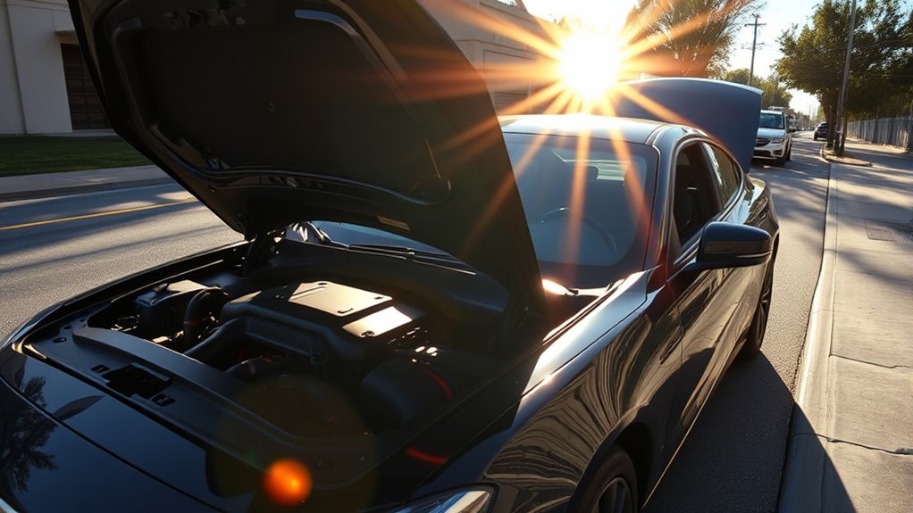 overheating during driving only