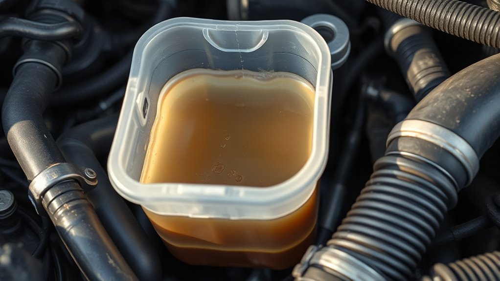 power steering fluid signs