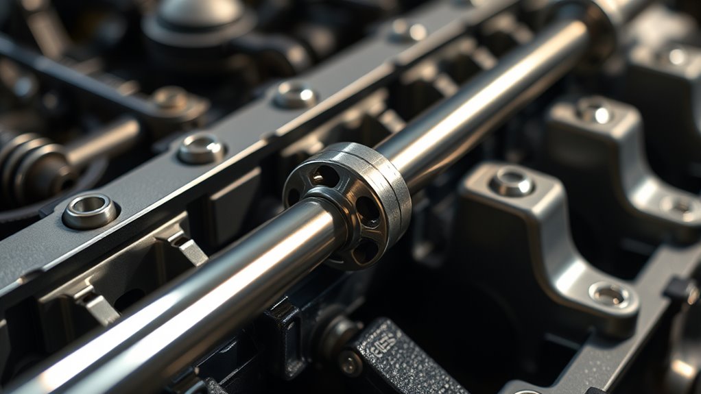 push rods control valve timing