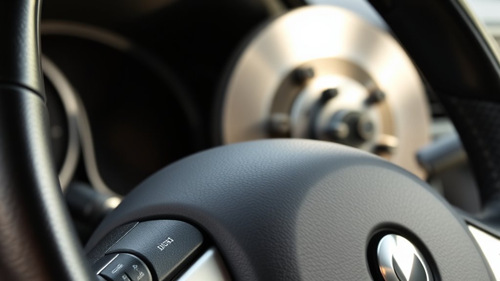 steering vibration during braking