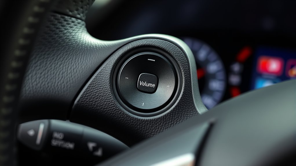 steering wheel electronic controls