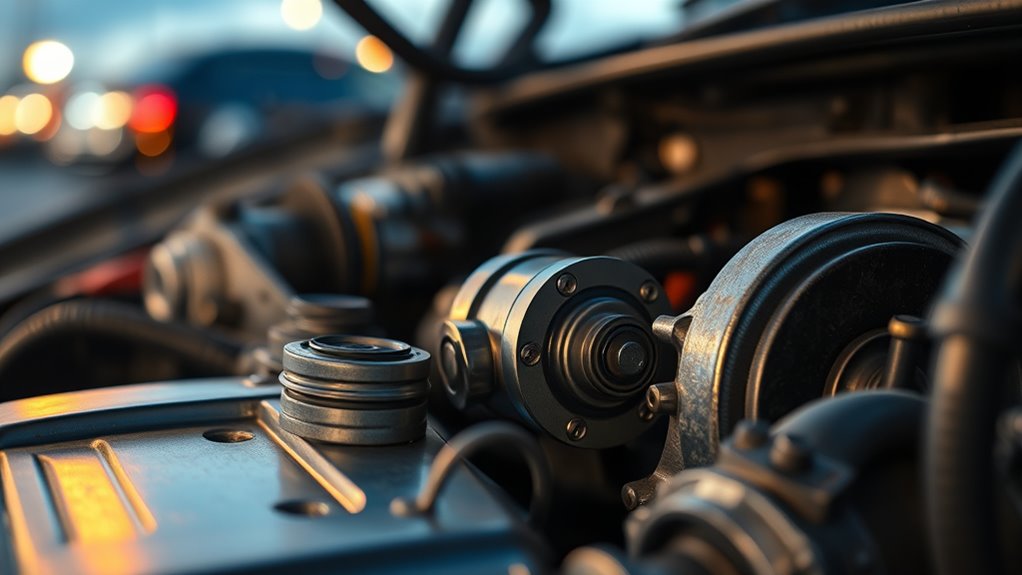 turning off engine grinding