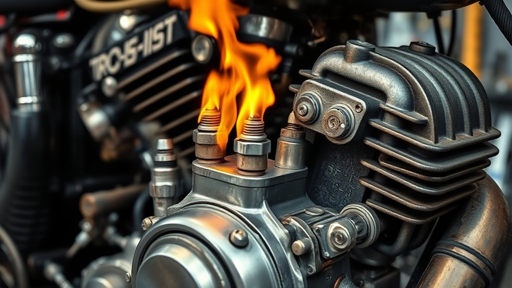 unburned fuel ignition during startup