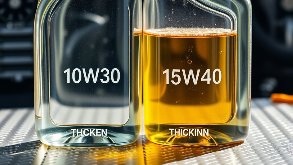 viscosity and protection differences